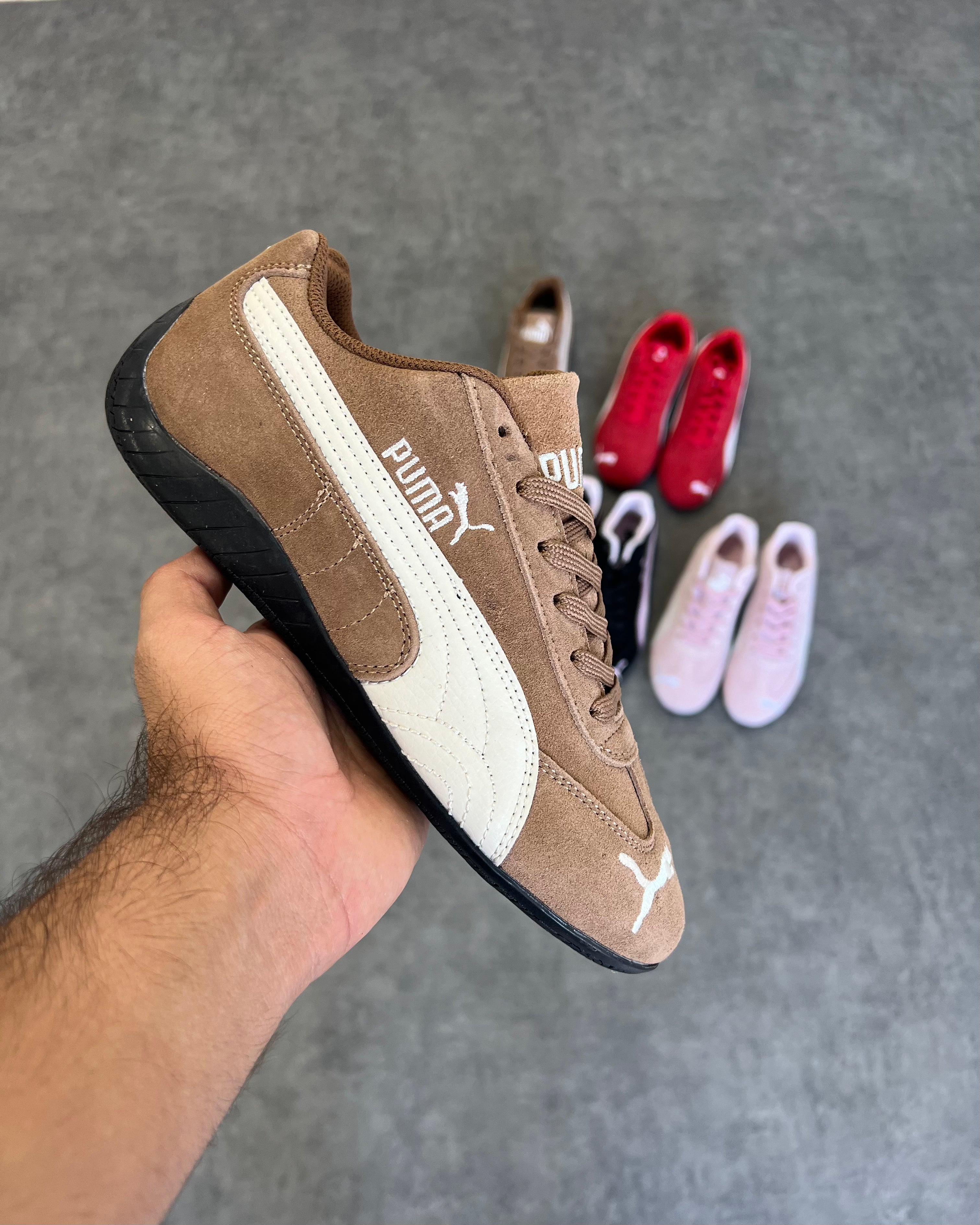 Puma Speedcat Brown & white