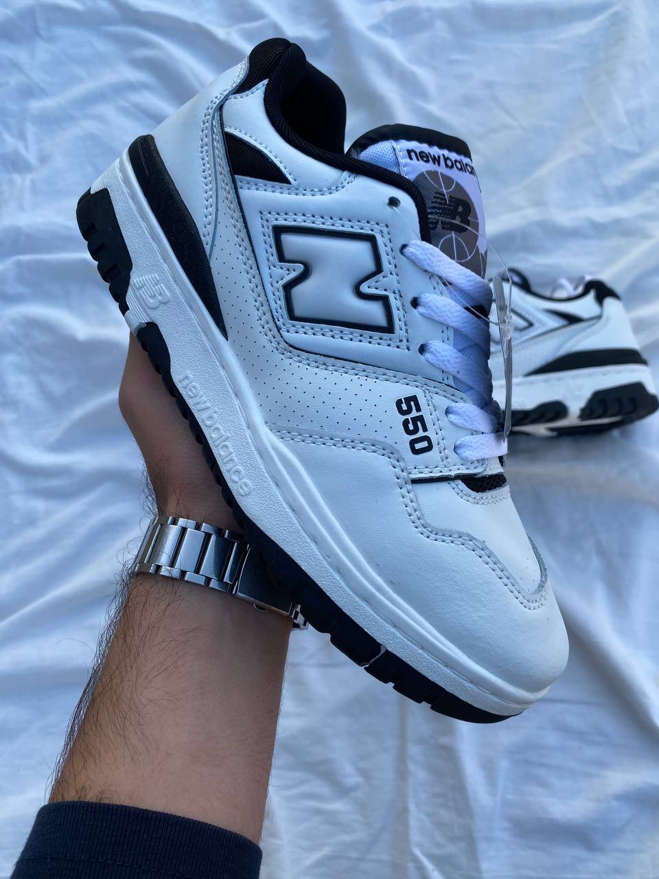 New Balance 550 Blanc & Noir