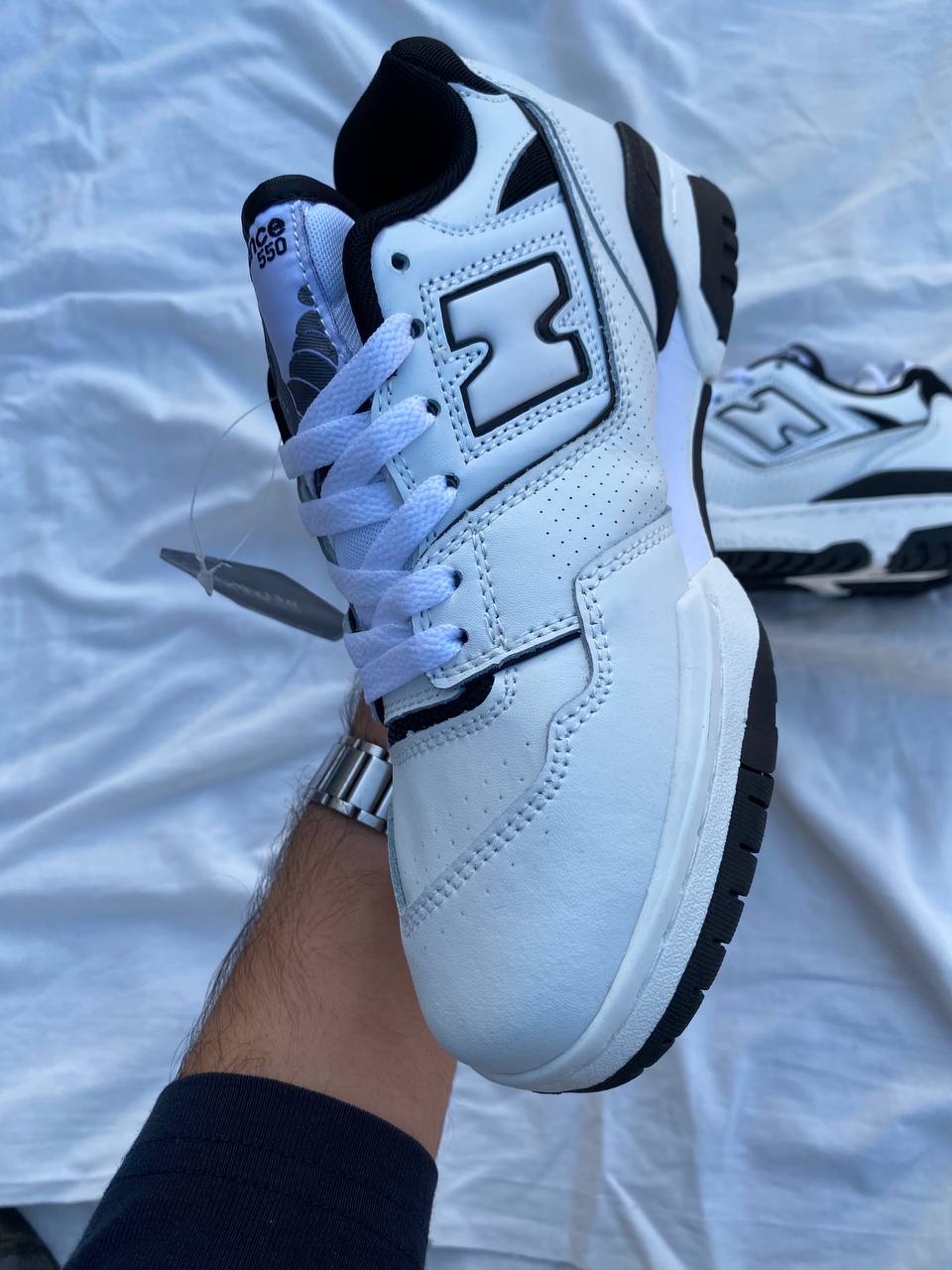 New Balance 550 Blanc & Noir