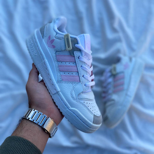 Adidas Forum Blanc et Rose