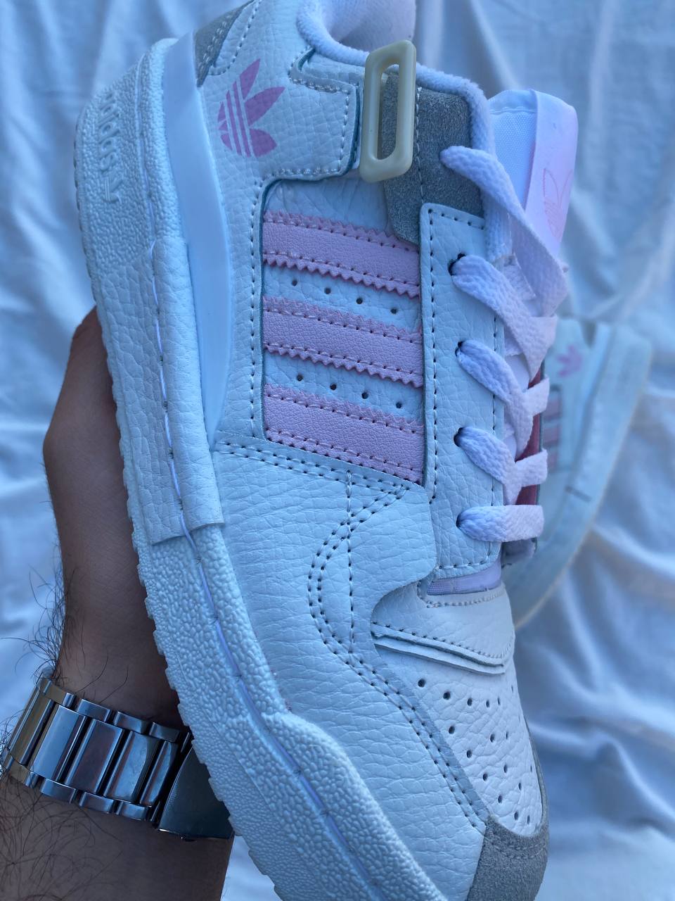 Adidas Forum Blanc et Rose