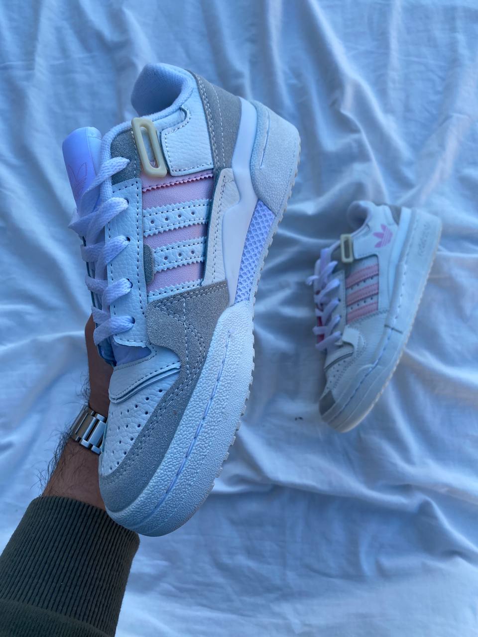 Adidas Forum Blanc et Rose