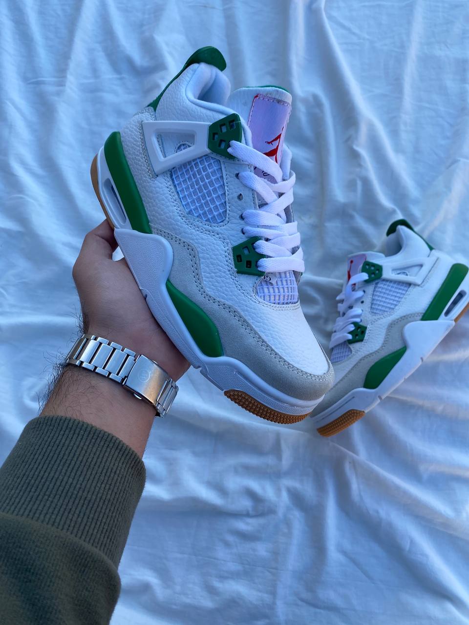 Jordan 4 Sb Pine Green