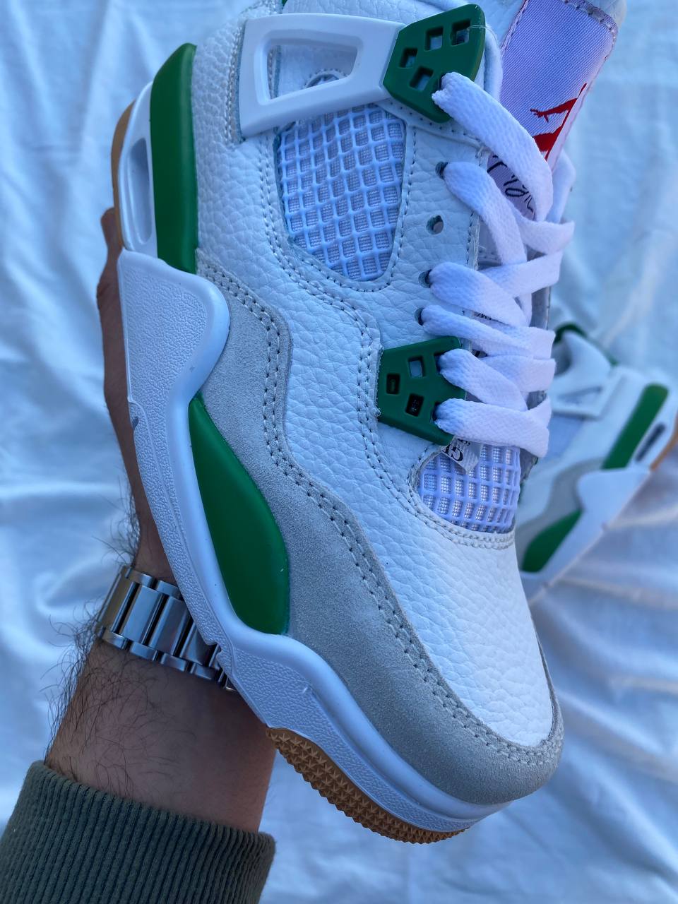 Jordan 4 Sb Pine Green