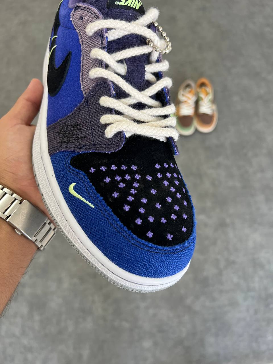 Jordan 1 Low x Zion Williamson Voodoo Blue