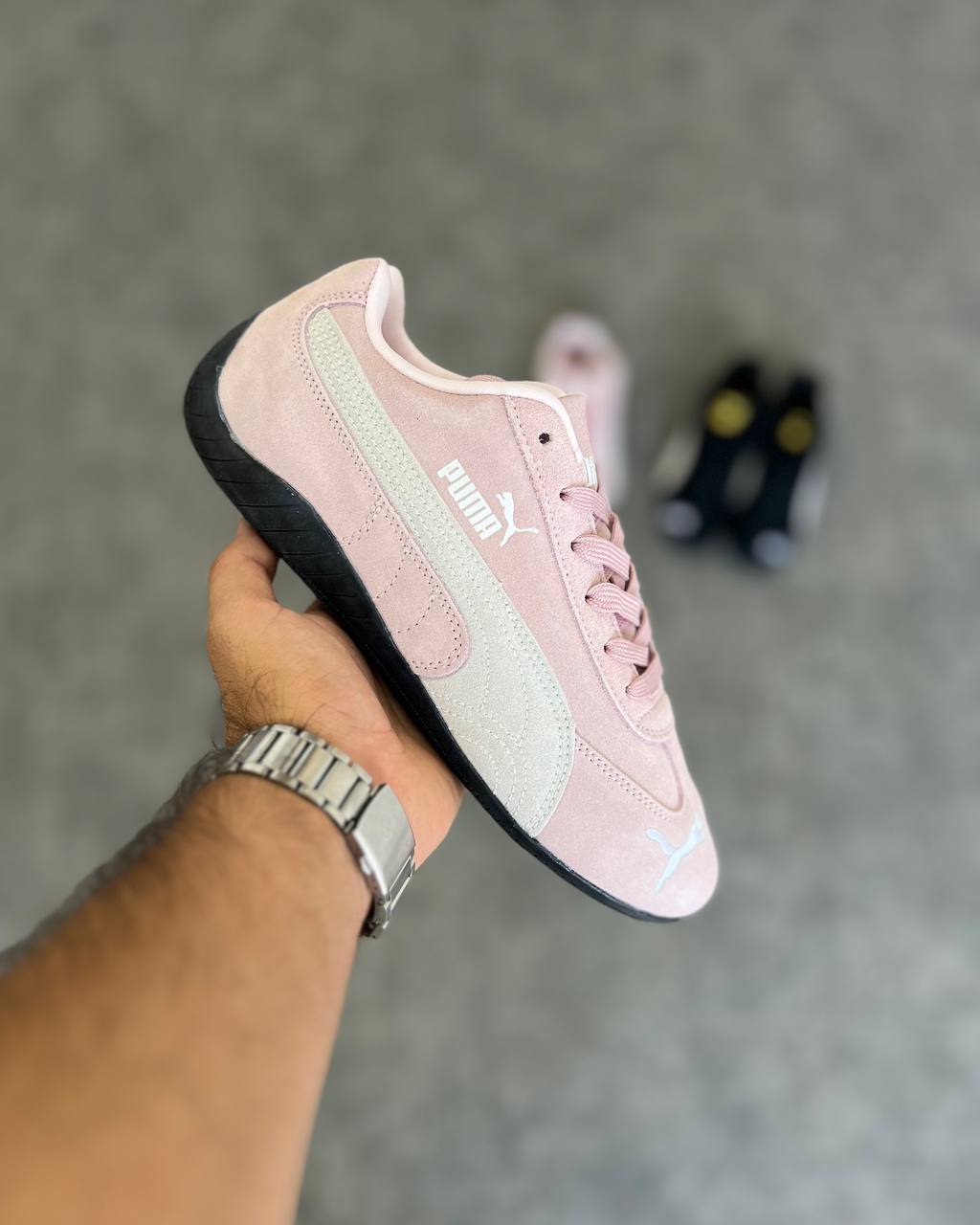 Puma Speedcat Pink & White