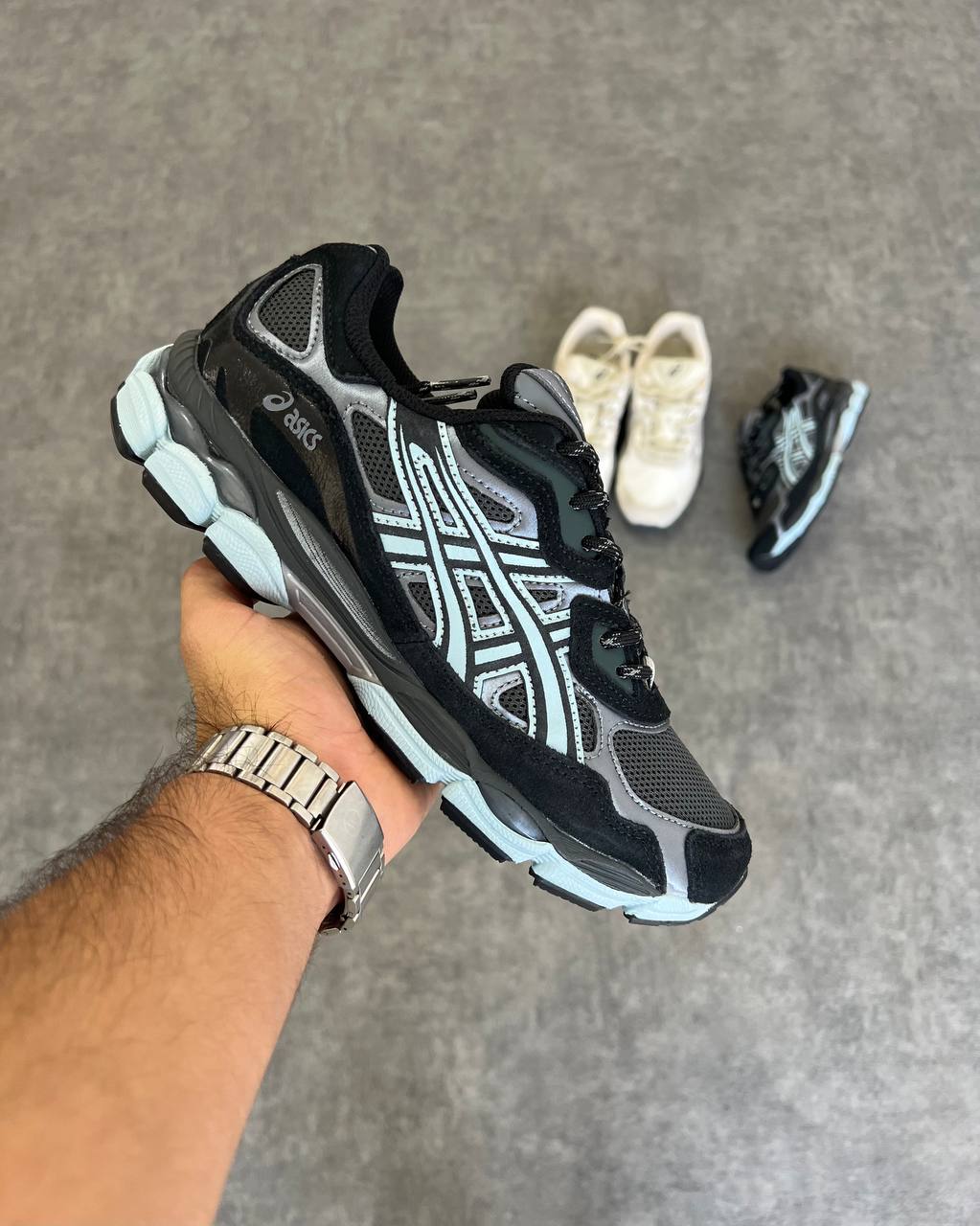 ASICS Gel NYC x Atmos Laguna Gem “Blue Topaz”