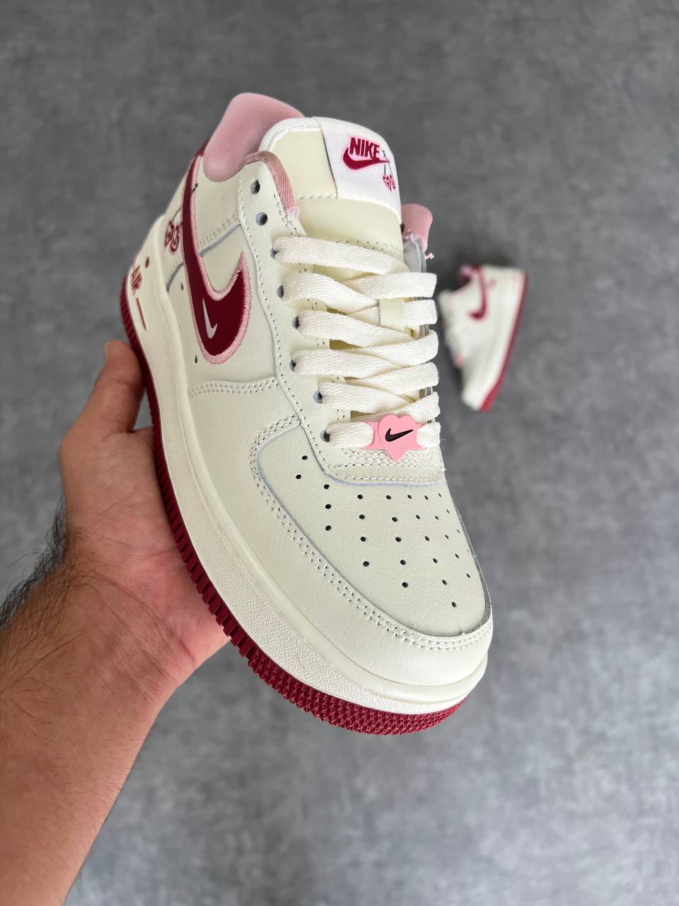 Air Force 1 Valentine Day 2023 Cherry