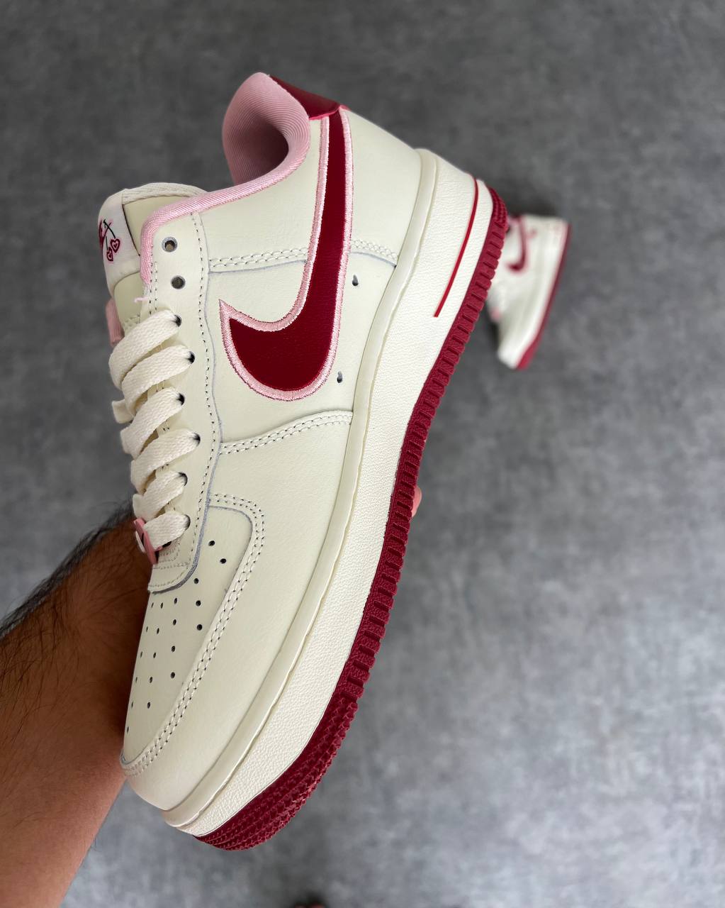 Air Force 1 Valentine Day 2023 Cherry