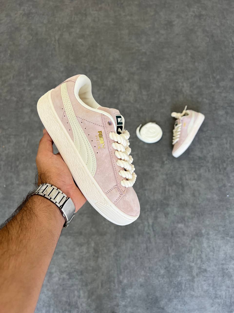 Puma Suède XL Rope Rose