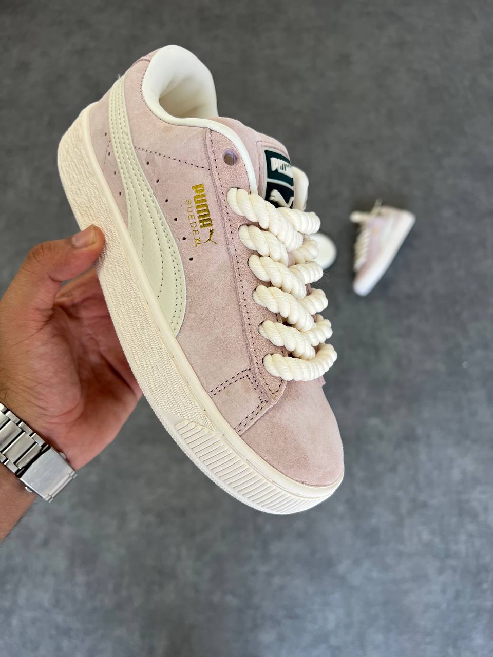 Puma Suède XL Rope Rose
