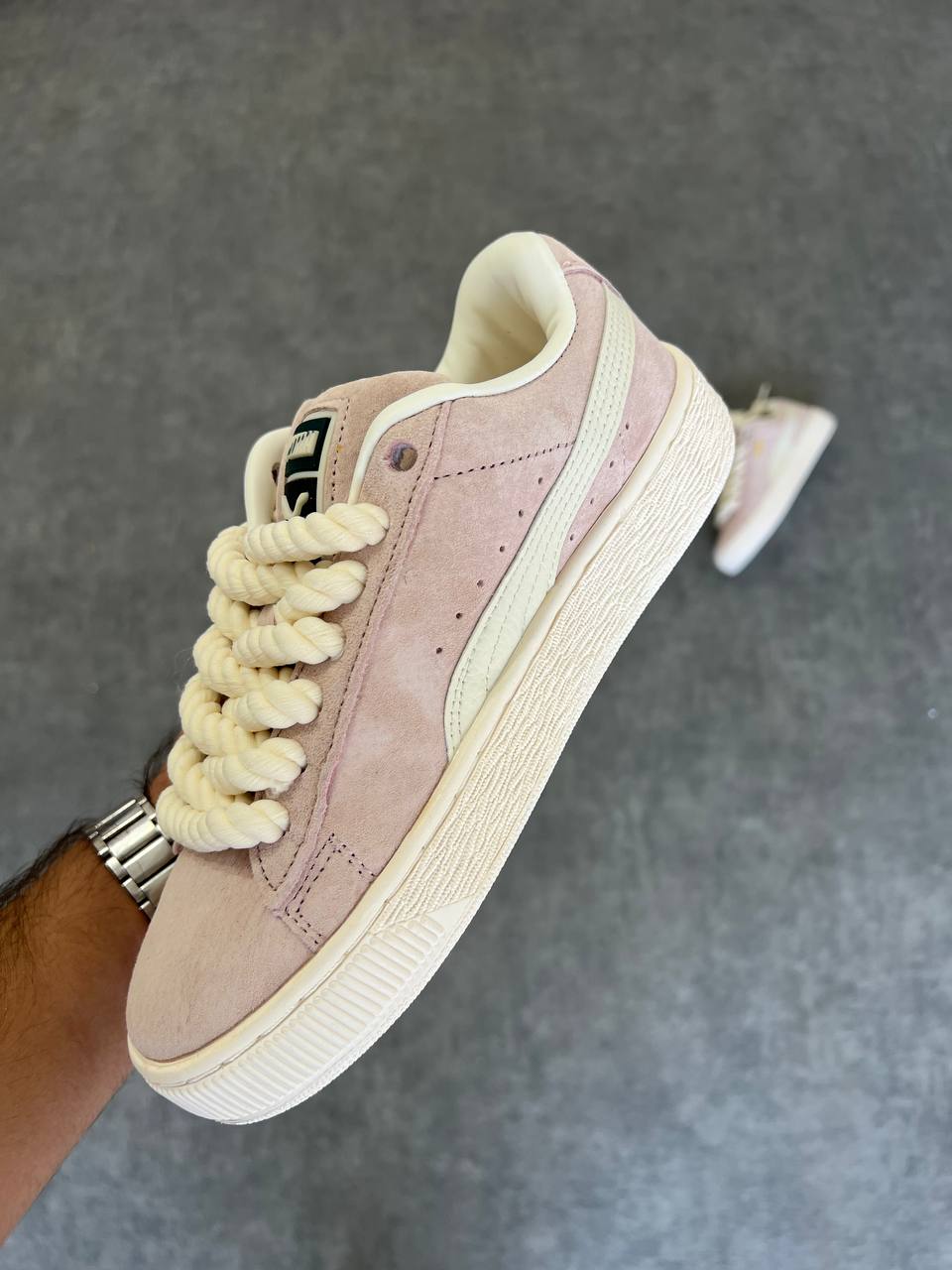 Puma Suède XL Rope Rose