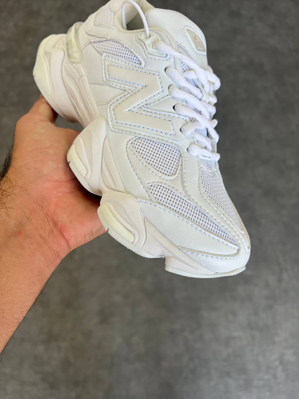 New Balance 9060 All White