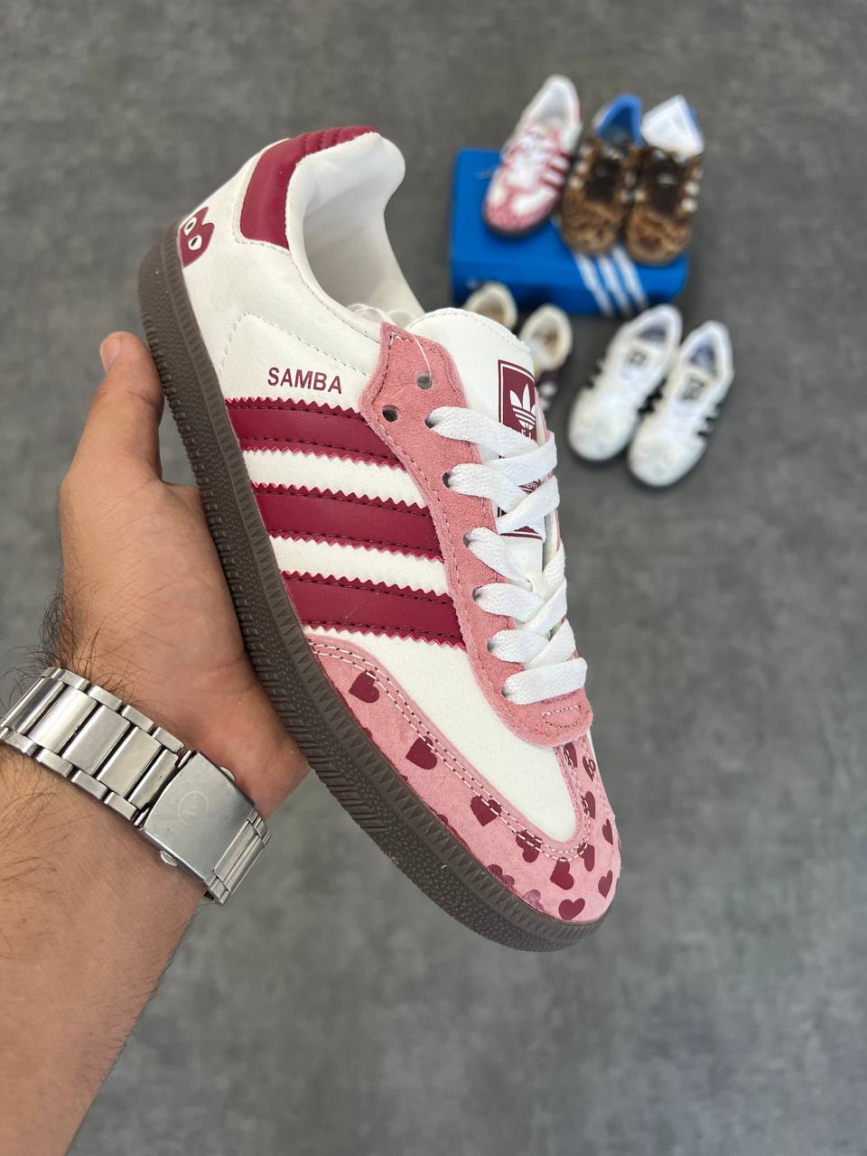Adidas Samba x CDG Pink