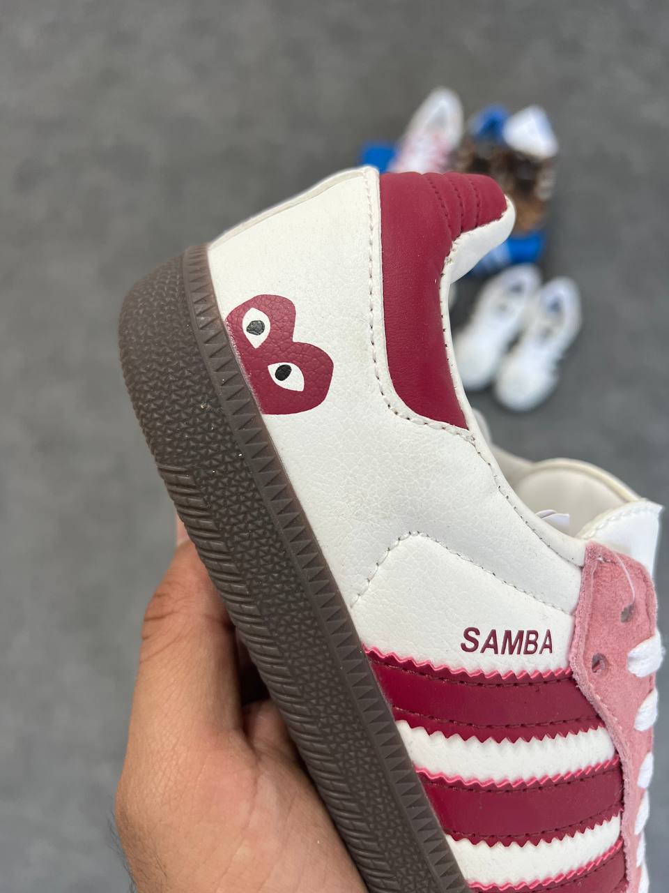 Adidas Samba x CDG Pink